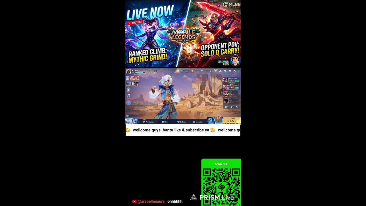 Siaran langsung Rizky Ananda