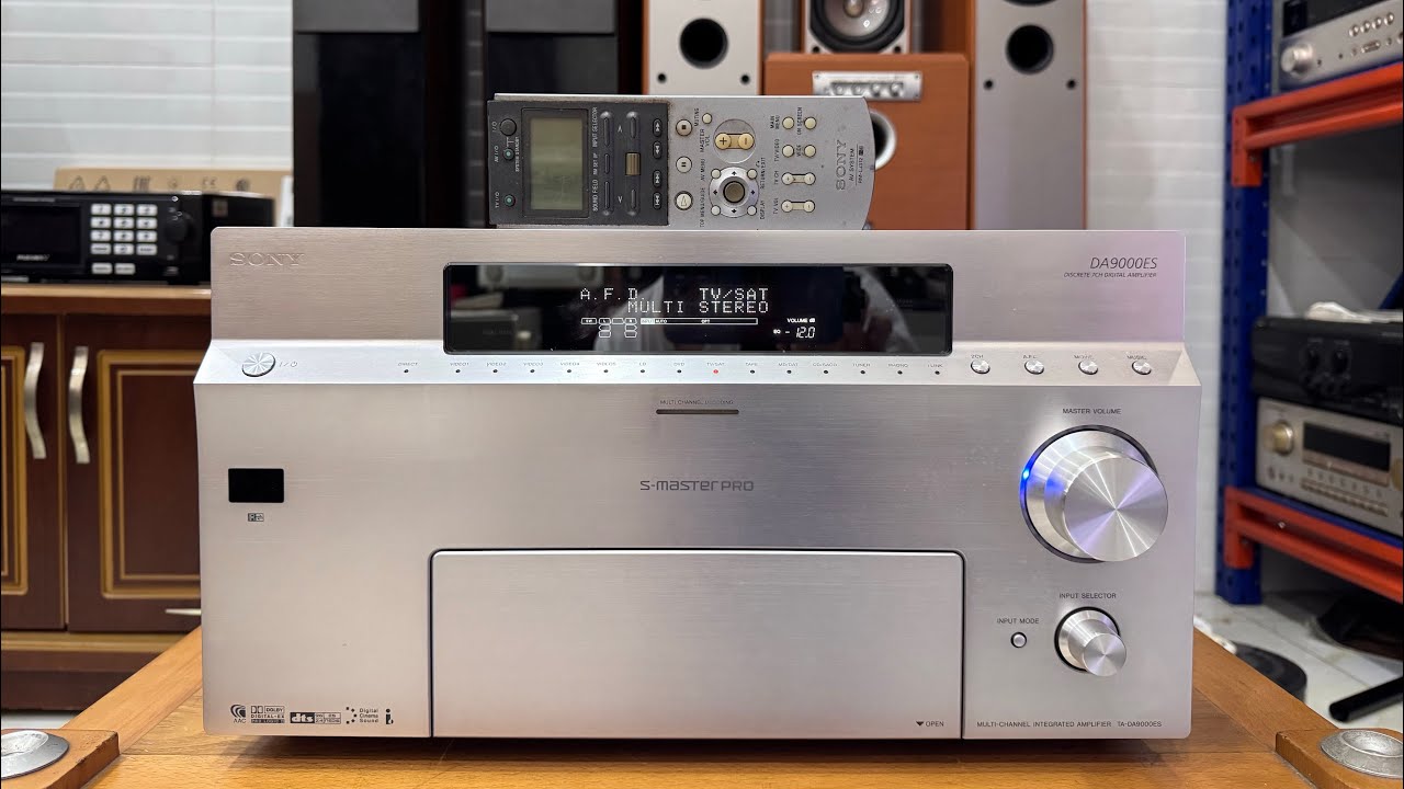 Khủng long Sony DA9000es siêu phẩm S-Master Pro giả mã 32Bit 600W 28.5kg giá ngon chơi Tết