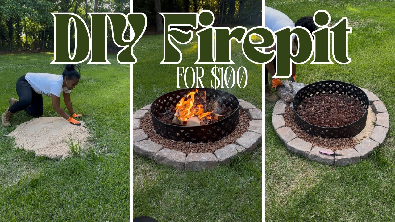 DIY Backyard Firepit for Under $100 | 2 Hour Budget Build