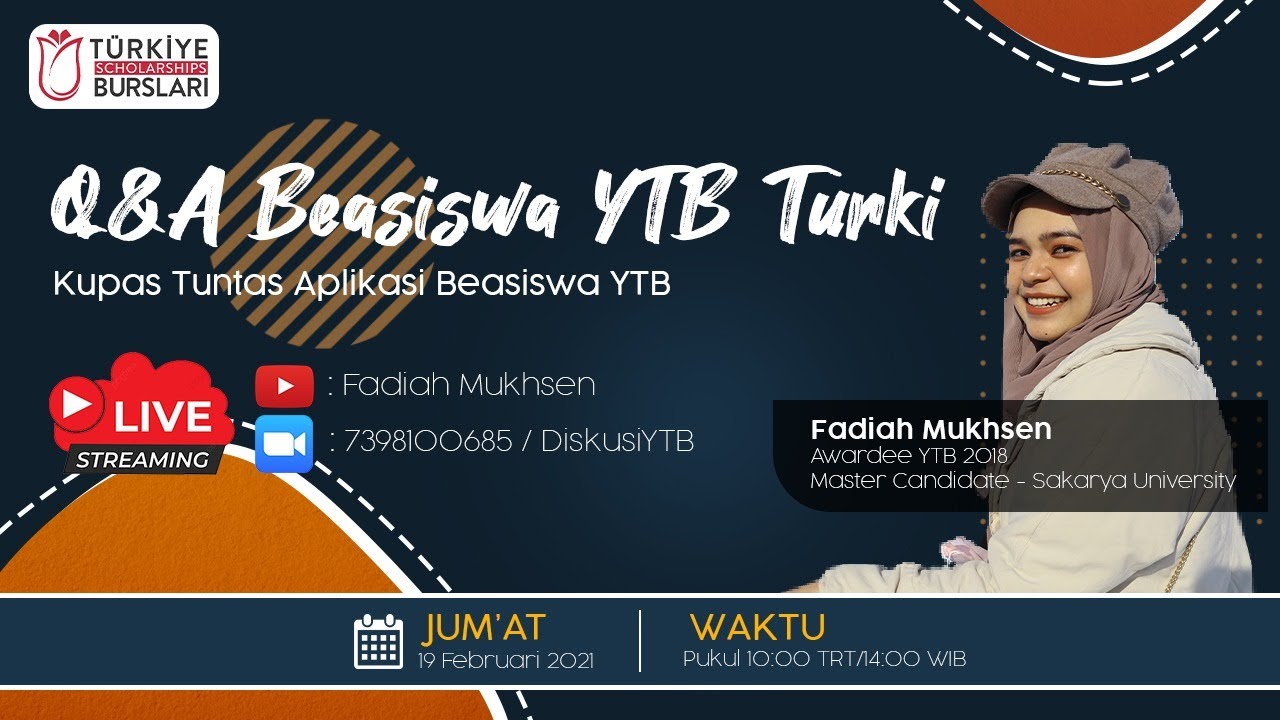 H-2 Pendaftaran Beasiswa YTB Turkiye Burslari - Q&A Bedah Aplikasi Beasiswa Pemerintah Turki