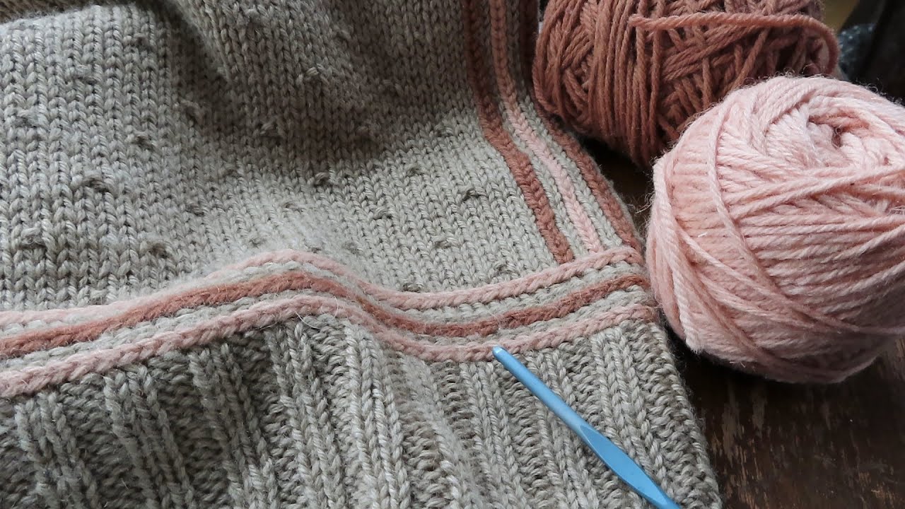 Crochet Braid in Ribbing Tutorial for Flora Sweater