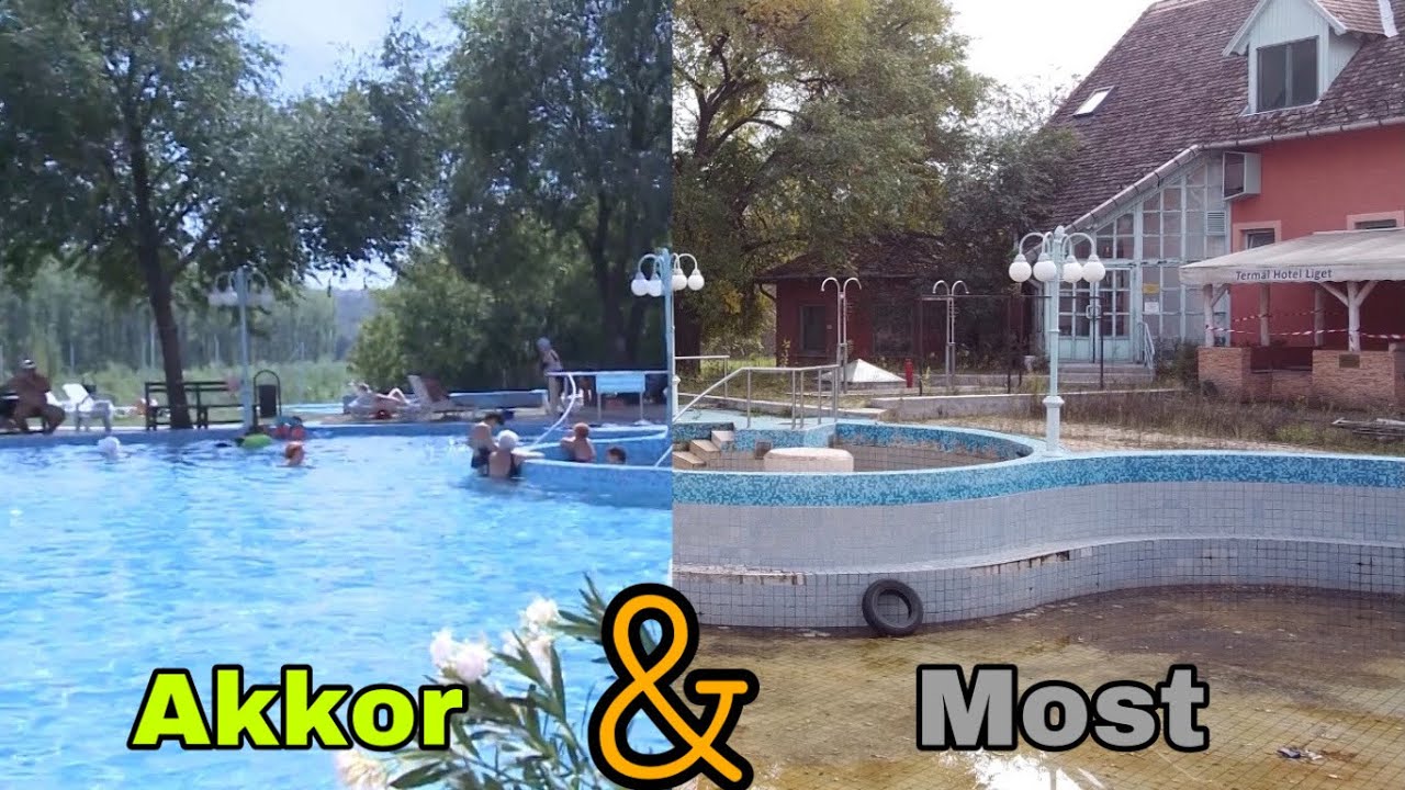 Elhagyatott termálfürdő /akkor és most/