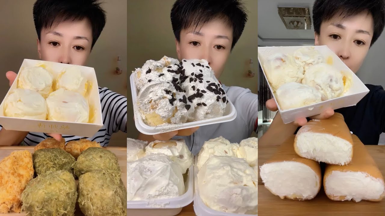 do you like cake? 크림 케이크를 먹어