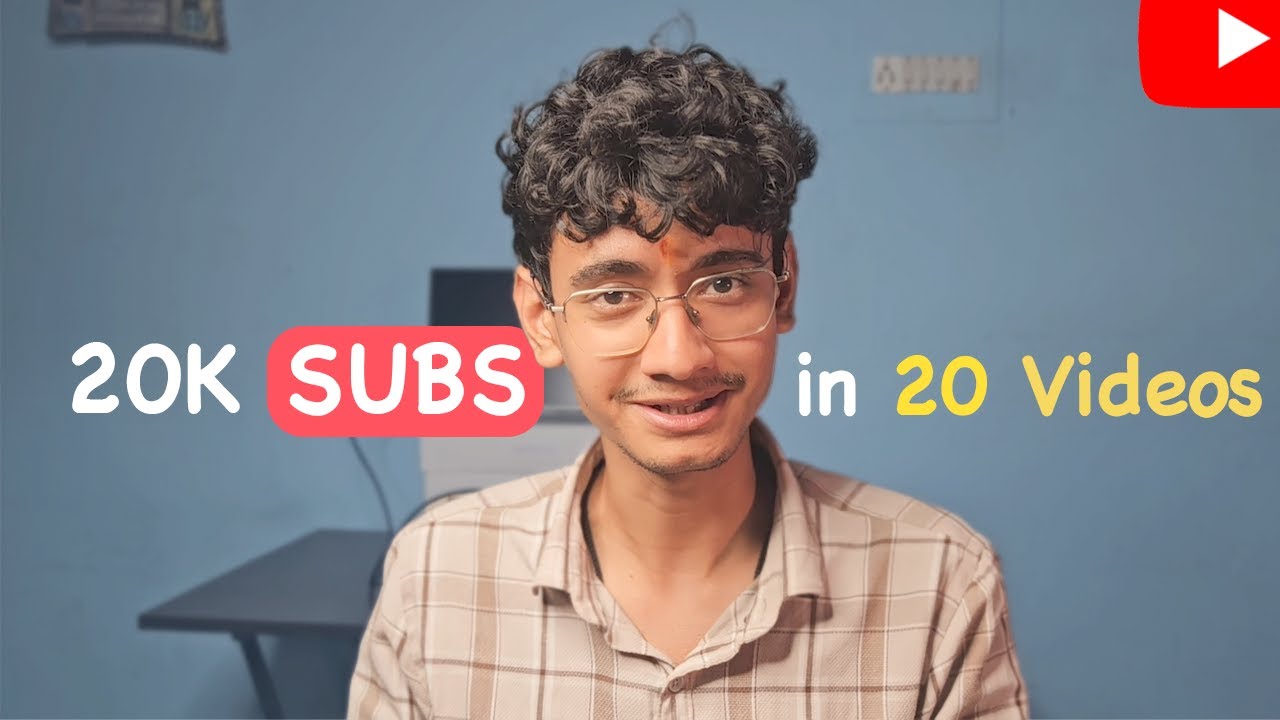 How I got 20K Subscribers with 20 Videos Only | How to grow FAST on Youtube