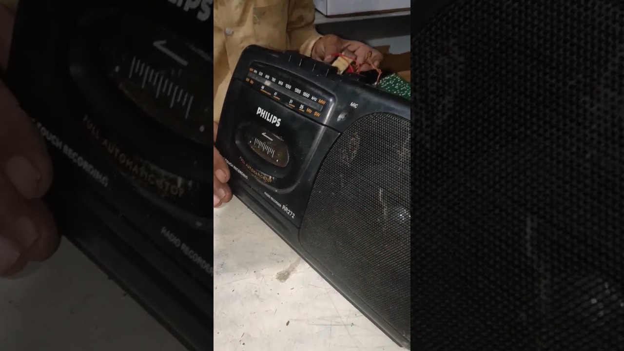 Philips RR272 Redio Cassette Tape Recorder Repairing Centre 7742853435 #philips #redio #tape #repair