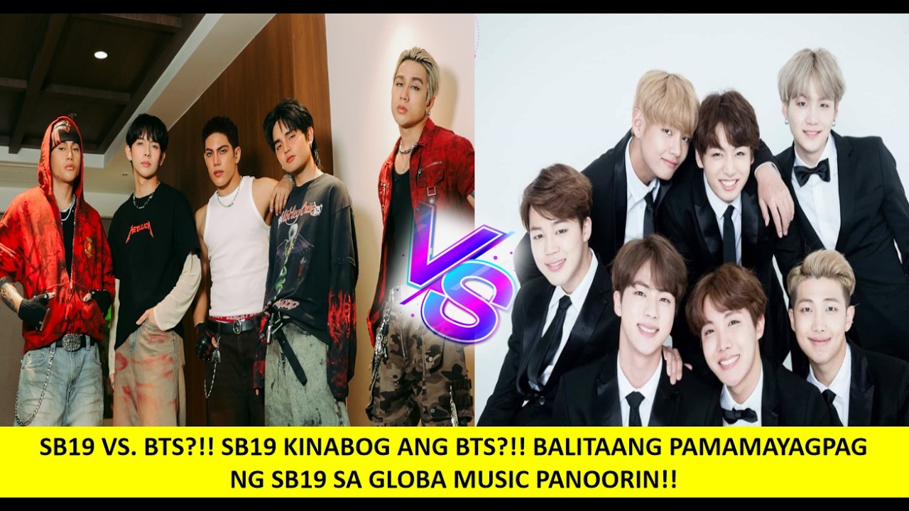 SB19 VS. BTS?!! SB19 KINABOG ANG BTS?!! BALITAANG PAMAMAYAGPAGNG SB19 SA GLOBA MUSIC PANOORIN!!