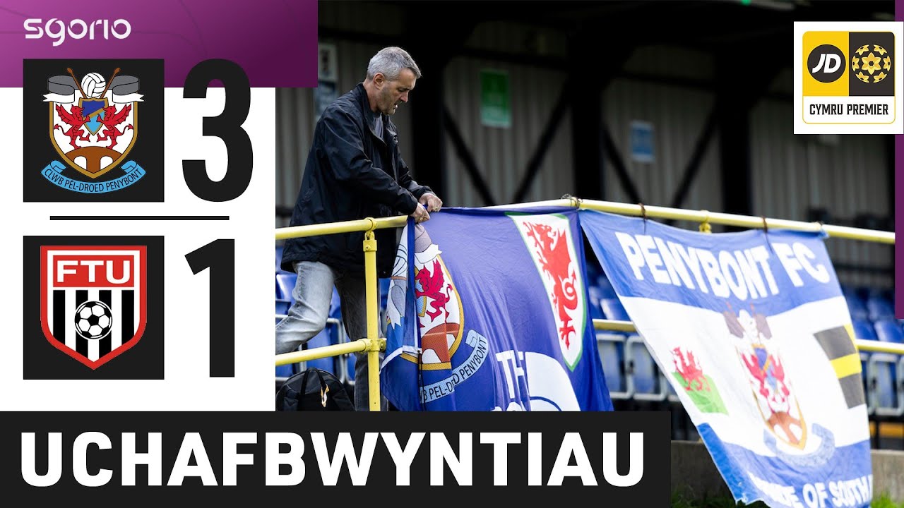 Uchafbwyntiau | Highlights: Pen-y-bont 3-1 Y Fflint | JD Cymru Premier