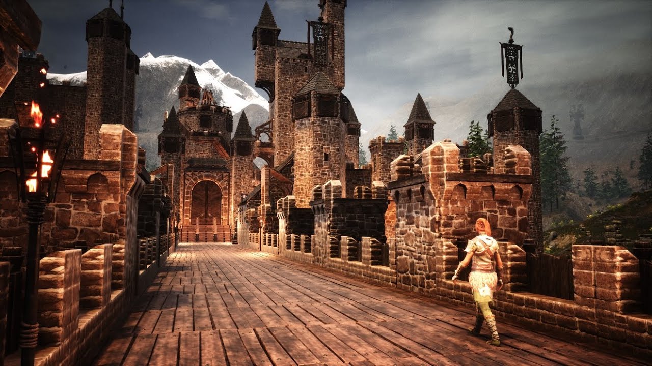 how to build a castle on an island PEOPLE OF THE DRAGON DLC [timelapse] - CONAN EXILES