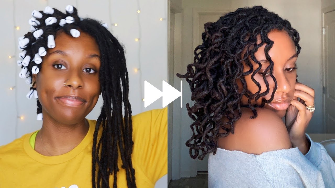 I Tried Perm Rods On My Locs For The First Time And OMG 😻