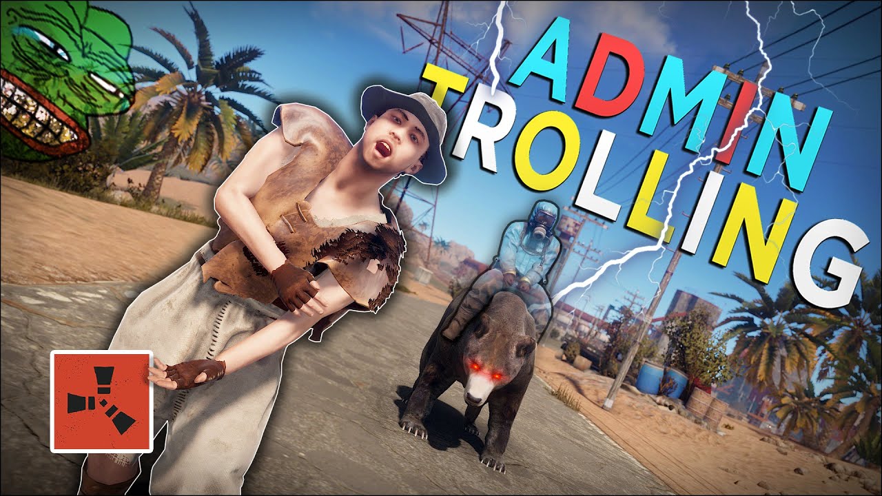 TROLLING MY ENTIRE SERVER USING MIND CONTROLLED ANIMALS! - Rust