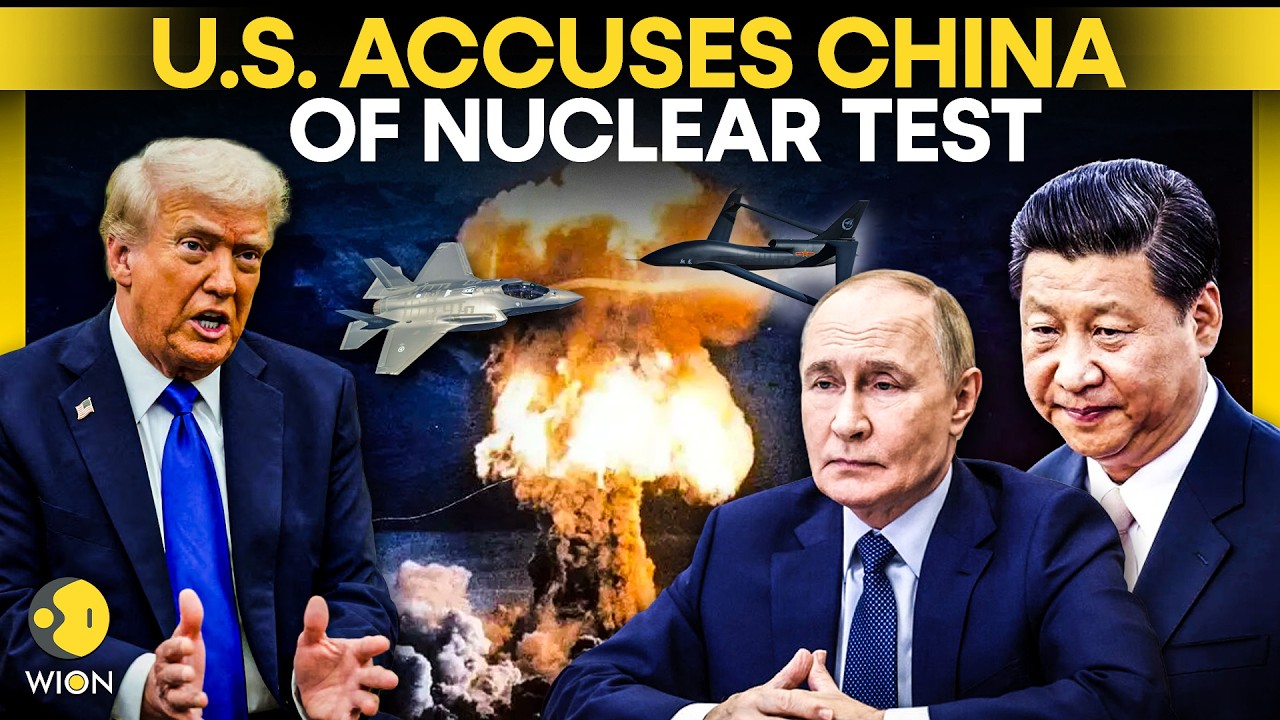 US–China Tensions LIVE: US Accuses China of Secret Nuclear Test | WION