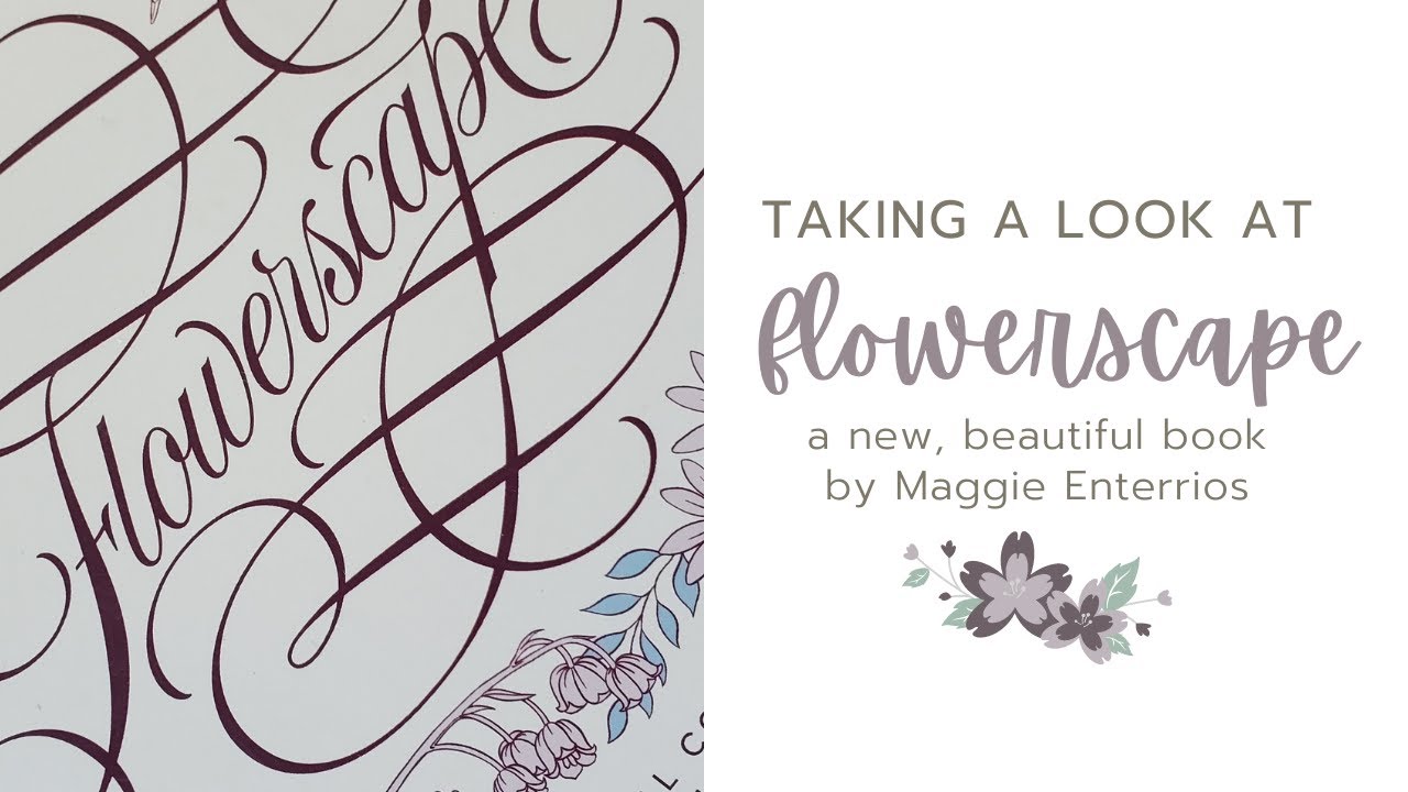 Flowerscape by Maggie Enterrios | Adult Coloring Book Flipthrough