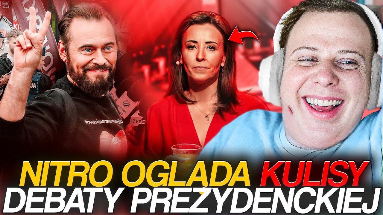 NITRO OGLĄDA KULISY DEBATY PREZYDENCKIEJ | KANAŁ ZERO