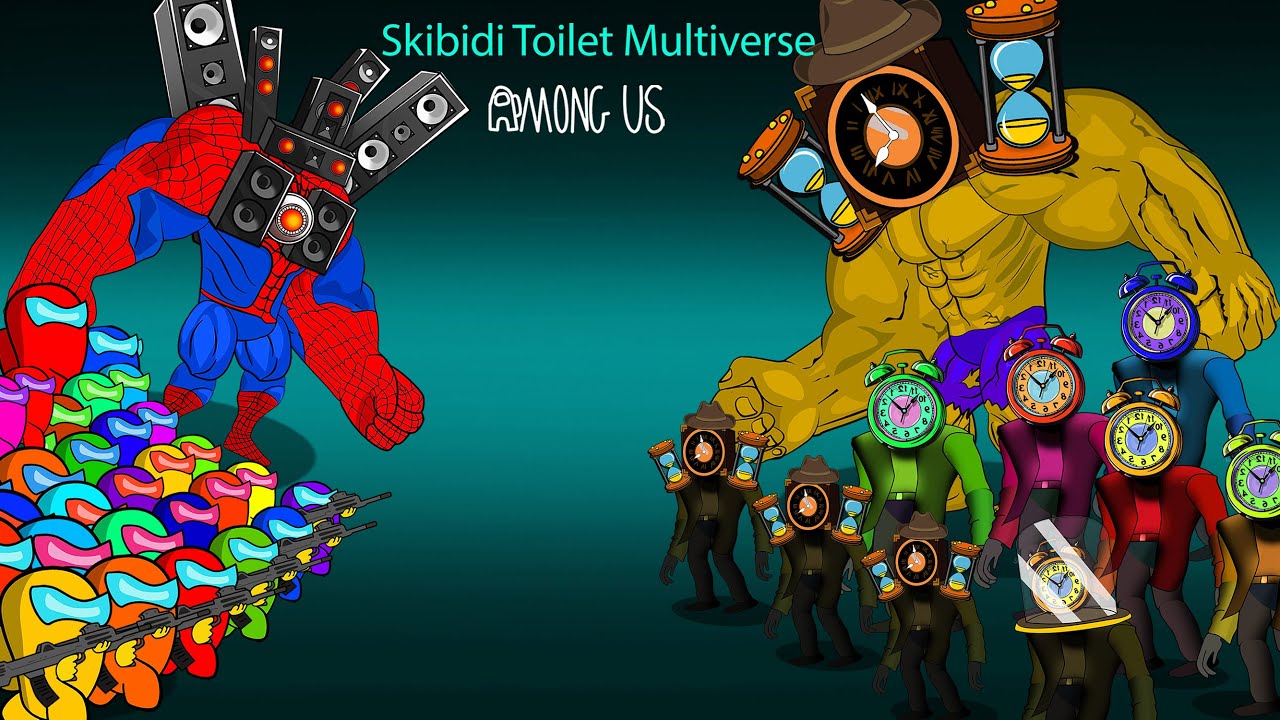 어몽어스 VS Skibidi Toilet Multiverse | AMONG US ANIMATION