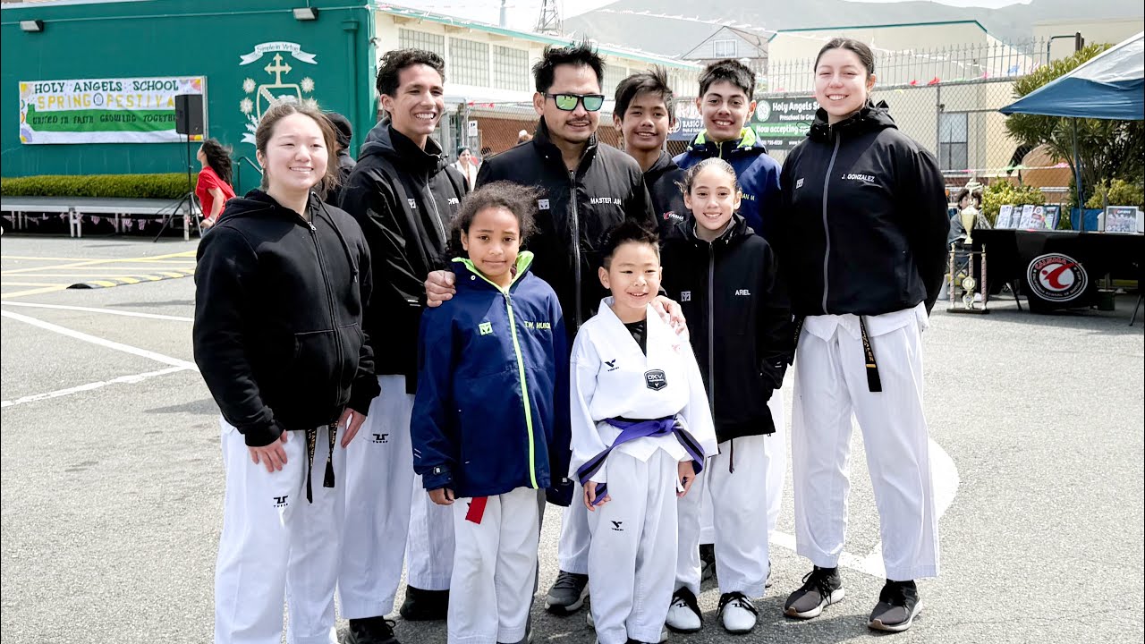 Taekwondo Demonstration at 2025 Holy Angels Elementary School Spring  Festival
