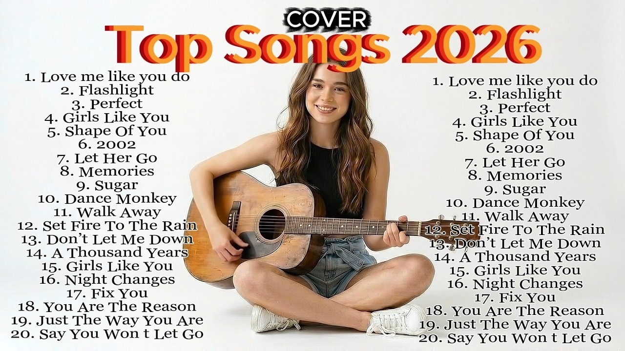 Top Songs Cover 2026 🔥 Relaxing Pop Hits Playlist 🎙✨ Best Acoustic Covers Velu Music Vol 4