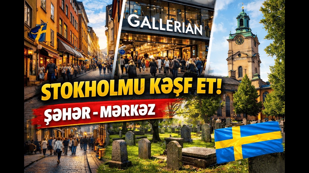 İSVEÇİN PAYTAXTINDA NƏ GÖRDÜM? 😲 | Stokholm Gəzintisi