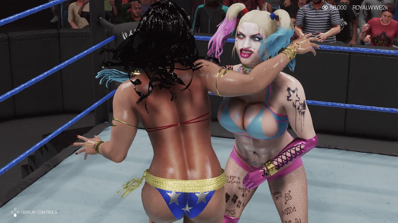 Wonder Woman vs. Harley Quinn (WWE 2k19) - Submission Match 😍