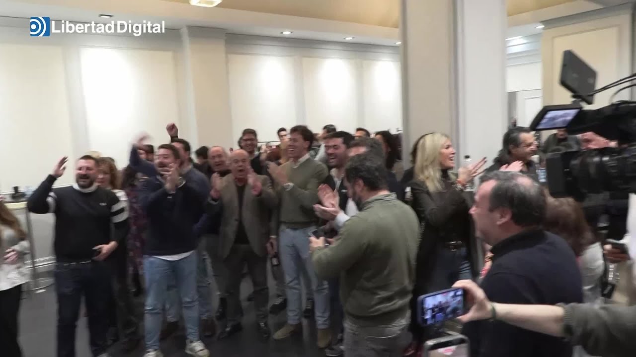 Así está el cuartel general de Vox en Aragón tras duplicar escaños en las elecciones