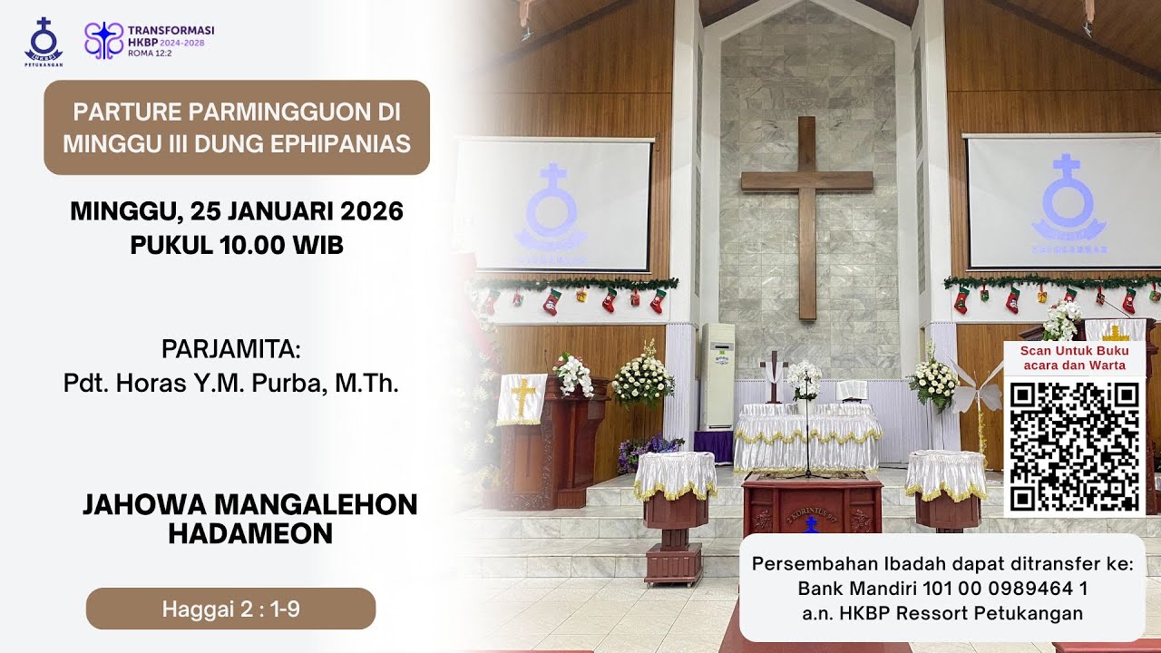 PARMINGGUON DI MINGGU III DUNG EPHIPANIAS HKBP PETUKANGAN