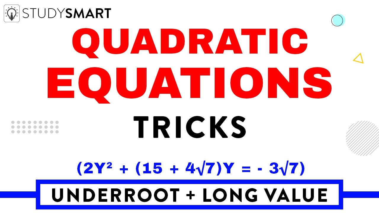 Tricks to solve Under root Quadratic Equation Questions for IBPS PO 2020 IBPS RRB PO & Clerk 2020
