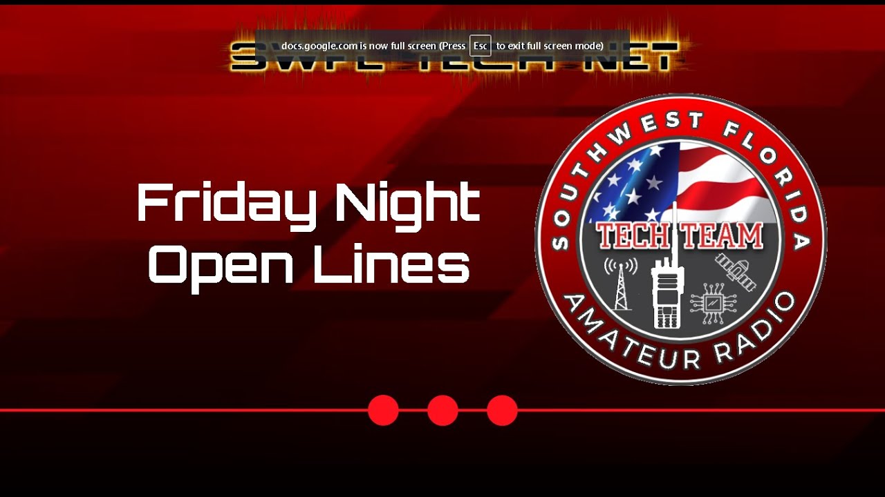 🔴SWFL Tech Net - Friday Night Open Lines - 09/24/2021