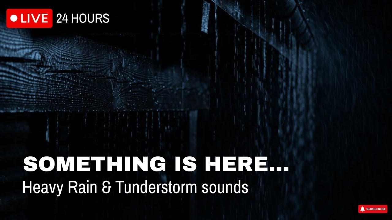 Powerful Rain and Thunder Sounds for Instant Sleep 🌩️🌙