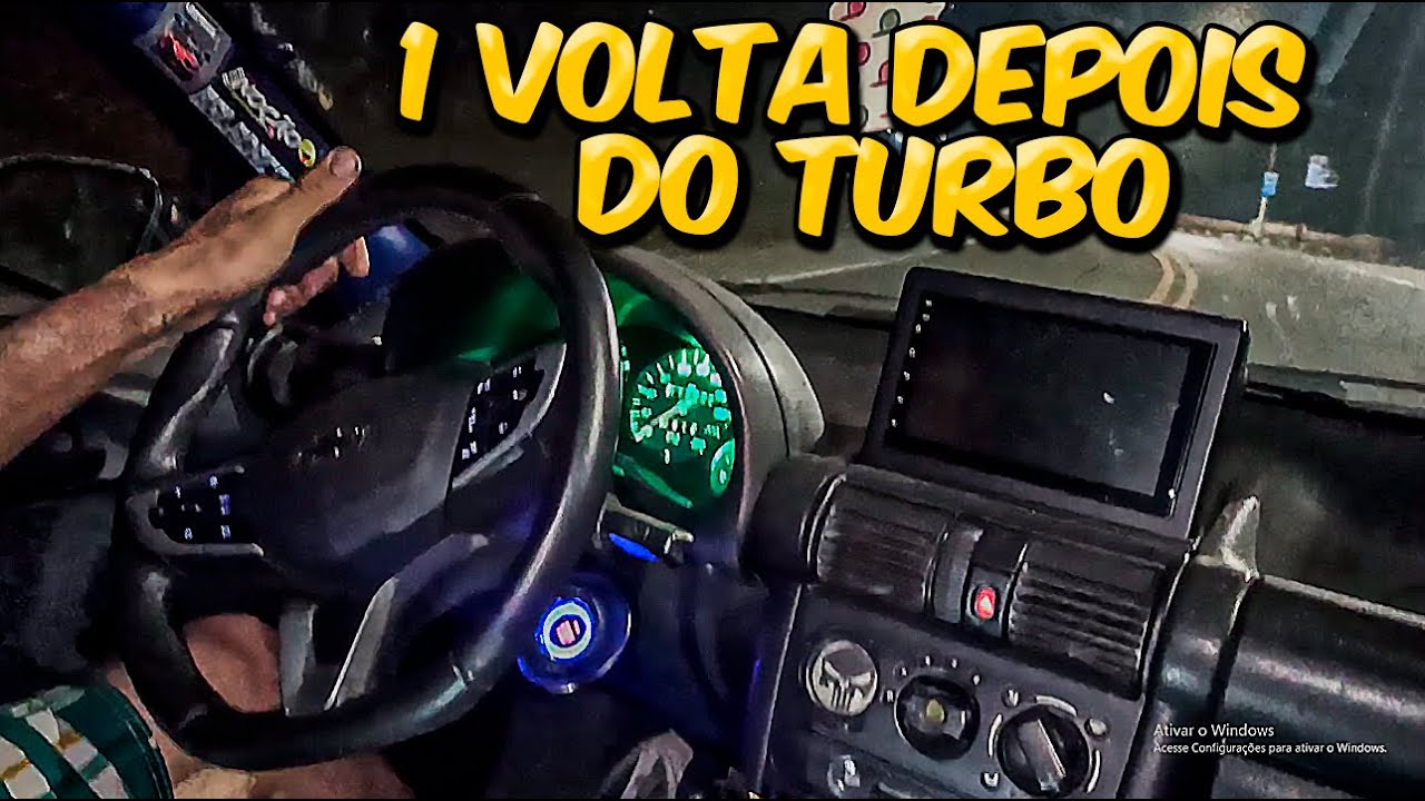 1º VOLTA COM CORSA 1.0 TURBO FEITO EM CASA