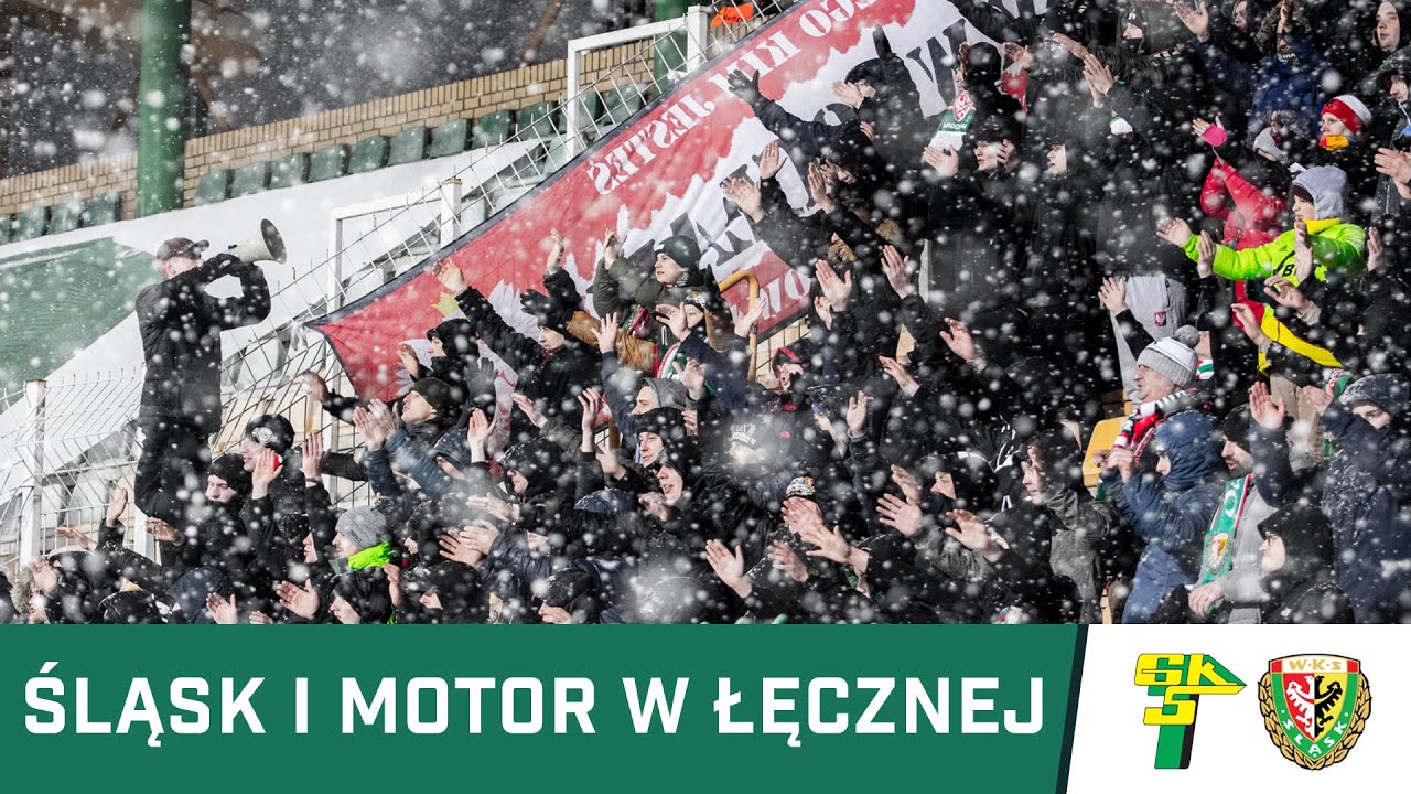 KIBICE: Doping fanów Śląska i Motoru w Łęcznej