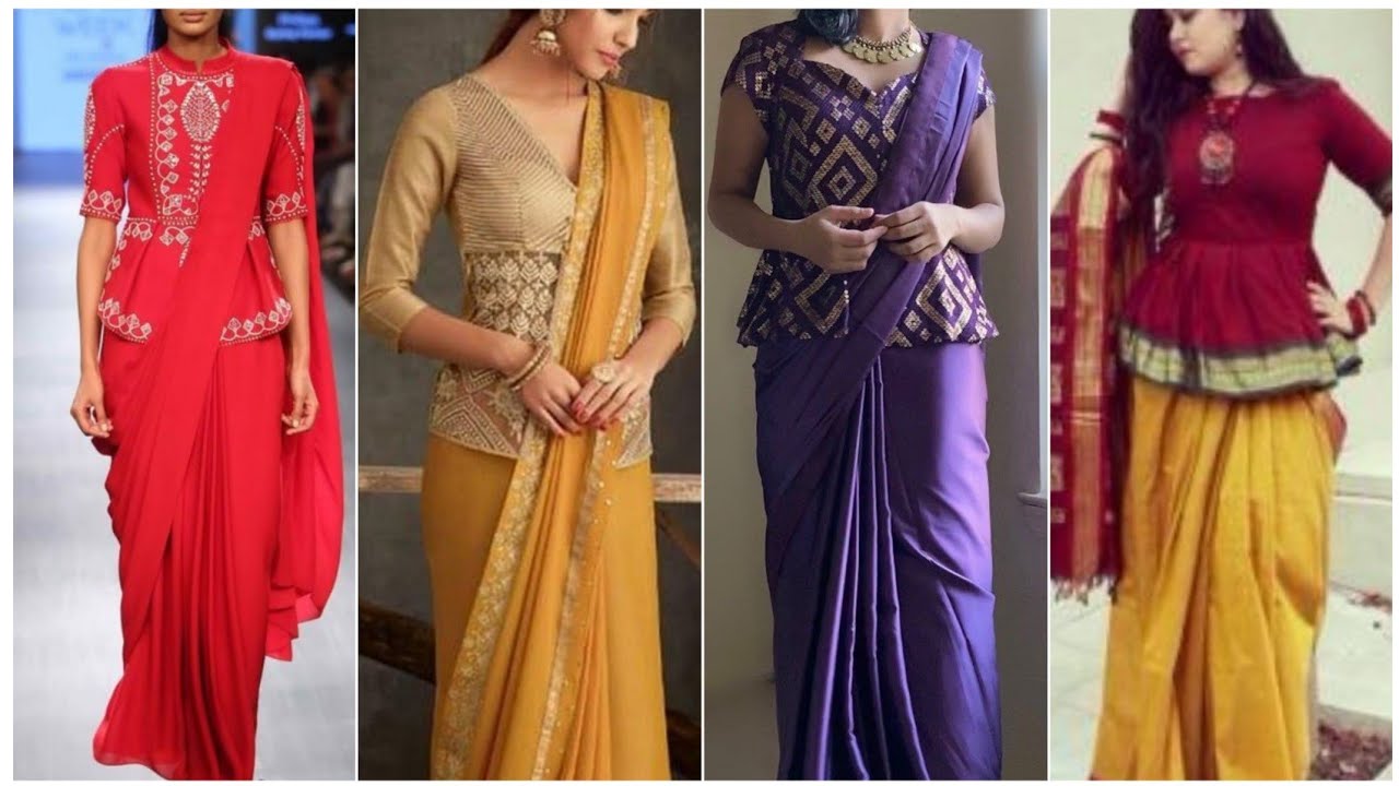 Latest Long Blouse designs|| Trendy Saree Blouse designs||#2022 के बेहतारीन साङी ब्लाउज डिजाइन