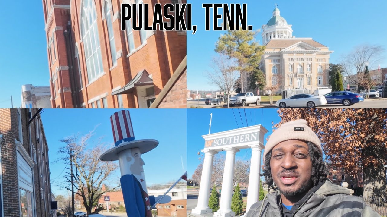 Pulaski, Tennessee I Courthouse Square I UT Southern I Small Town Vibes I 4K