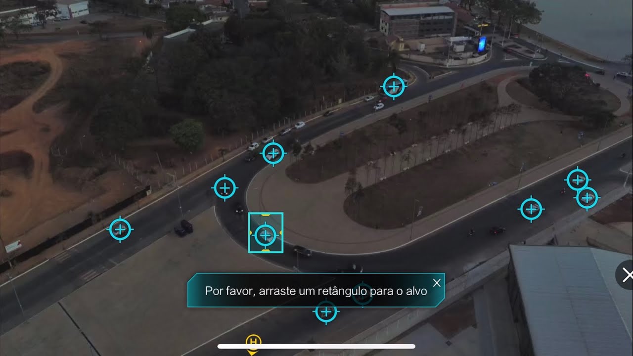 FIMI X8 TELE testes de voo inteligente seguindo objetos