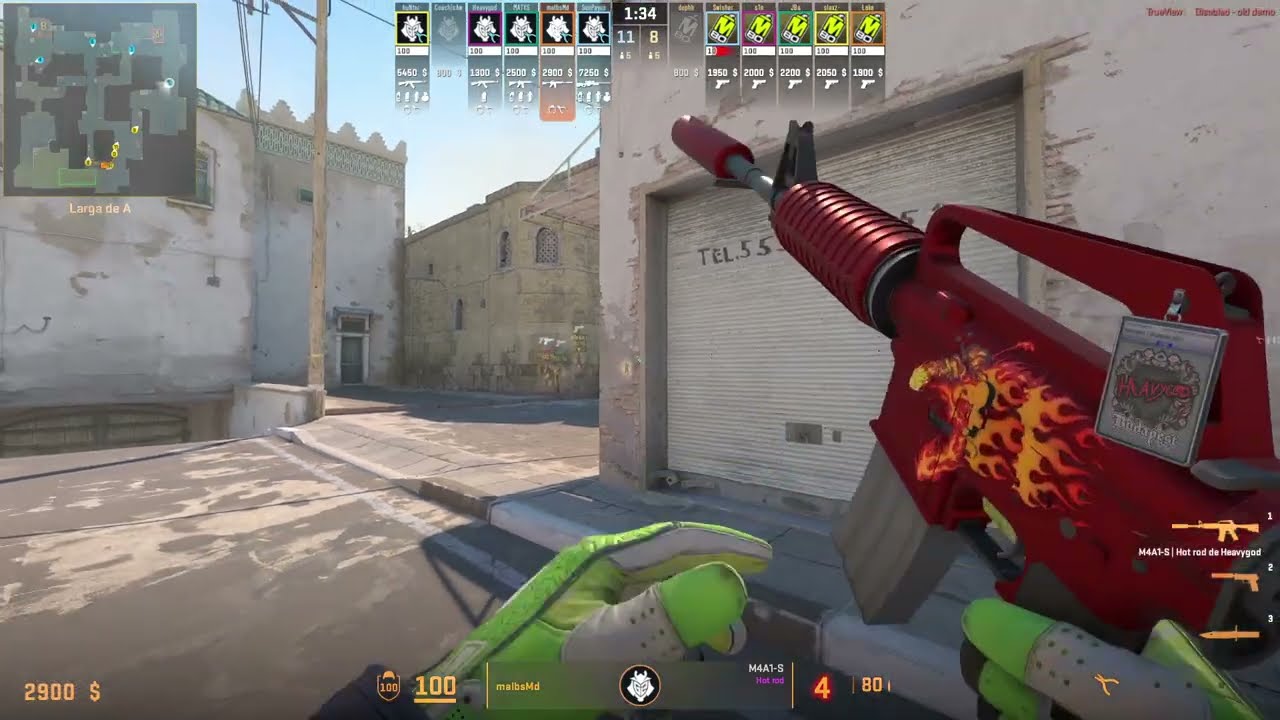 malbsMd | 13-3 | CT Long on Dust2 (2.08) vs M80 @ ESL Pro League Season 23 Stage 1