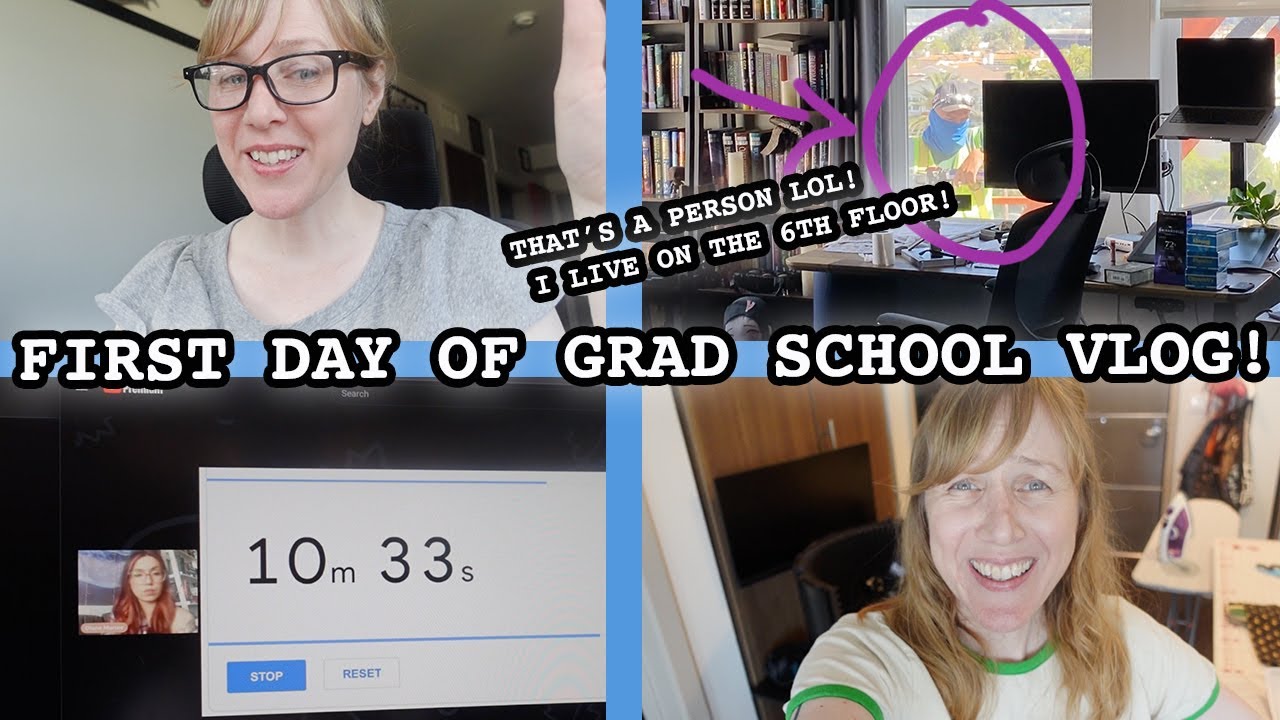 My First Day of Grad School! (Starting over at 50!)