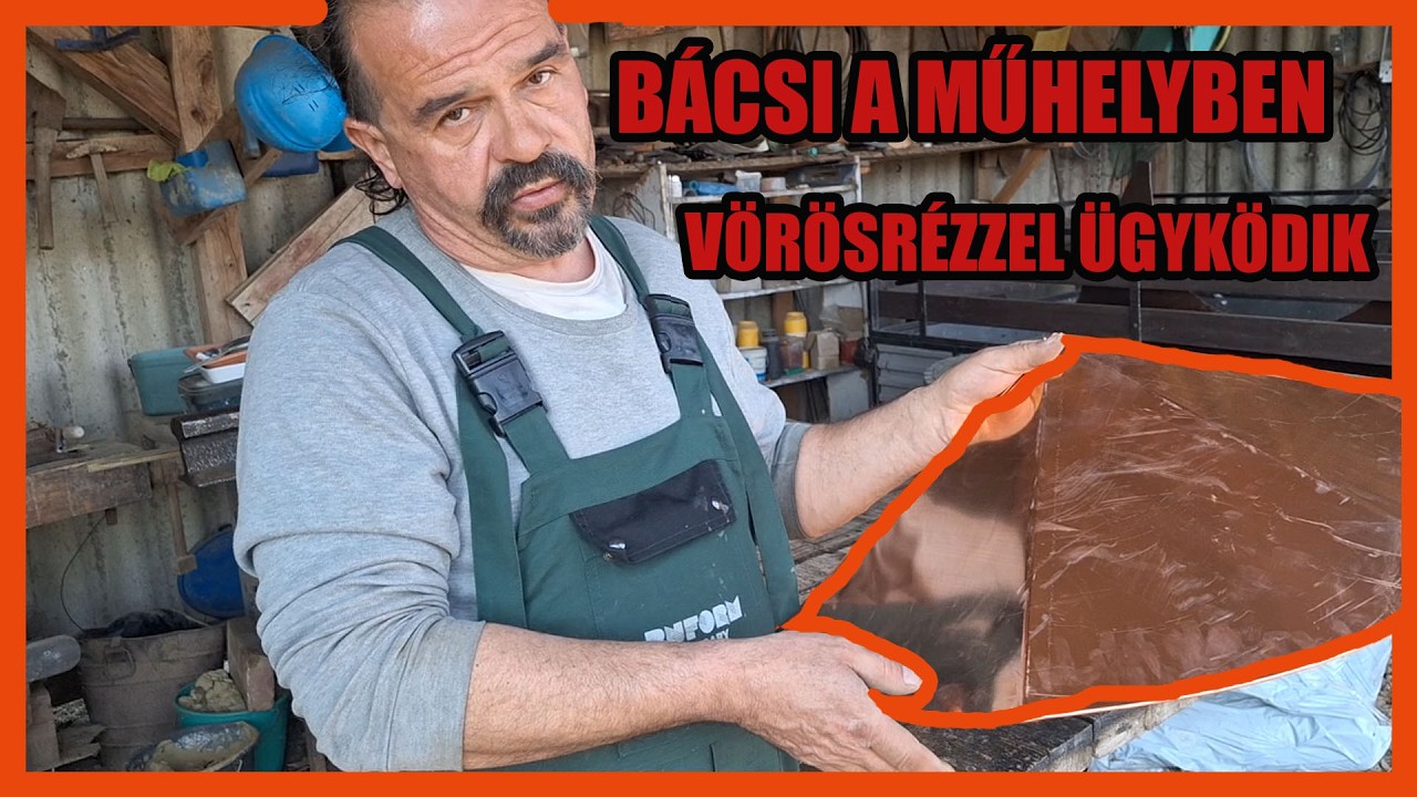 Bácsi A Műhelyben - Vörösréz Kaptár Fedél