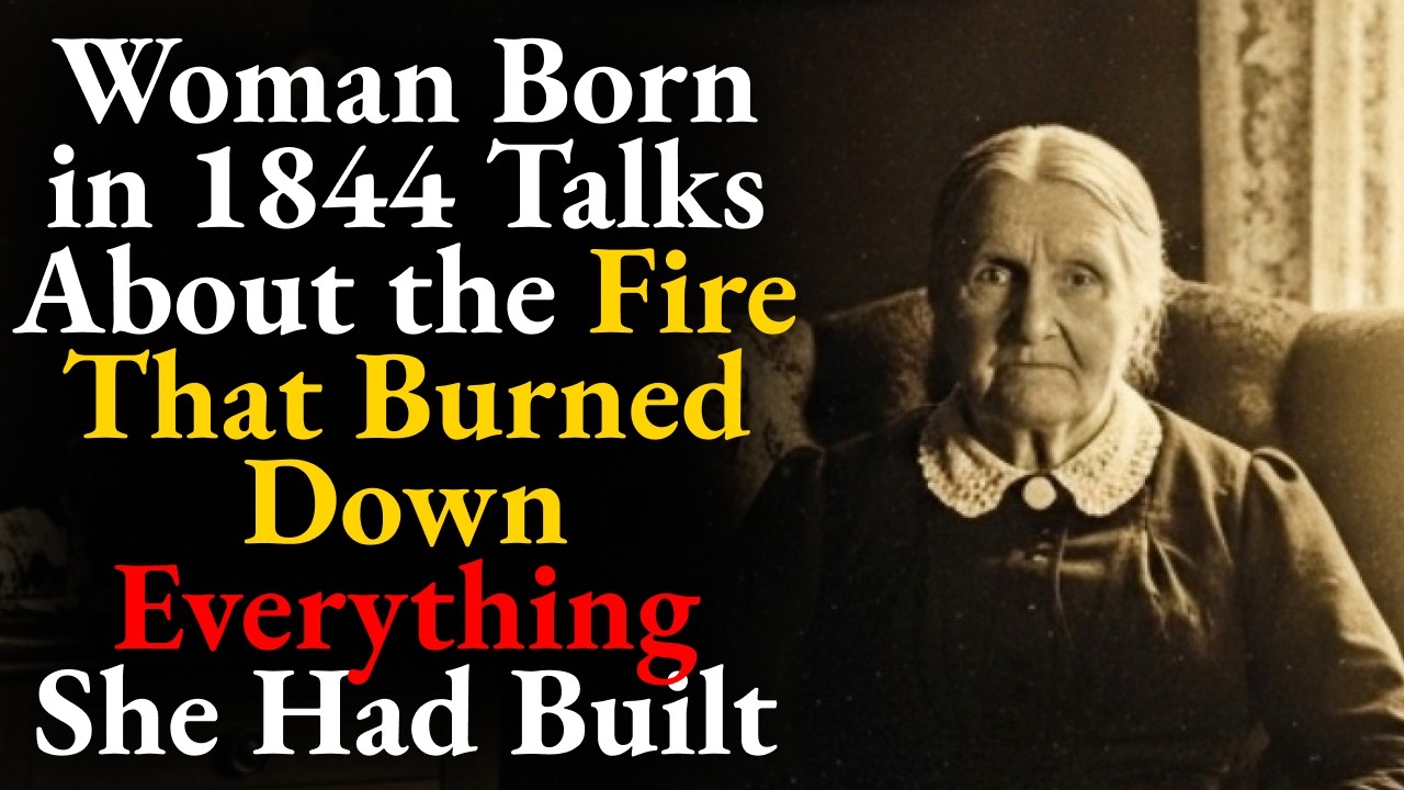 Woman Born in 1844 Talks About the Fire That Burned Down Everything She Had Built