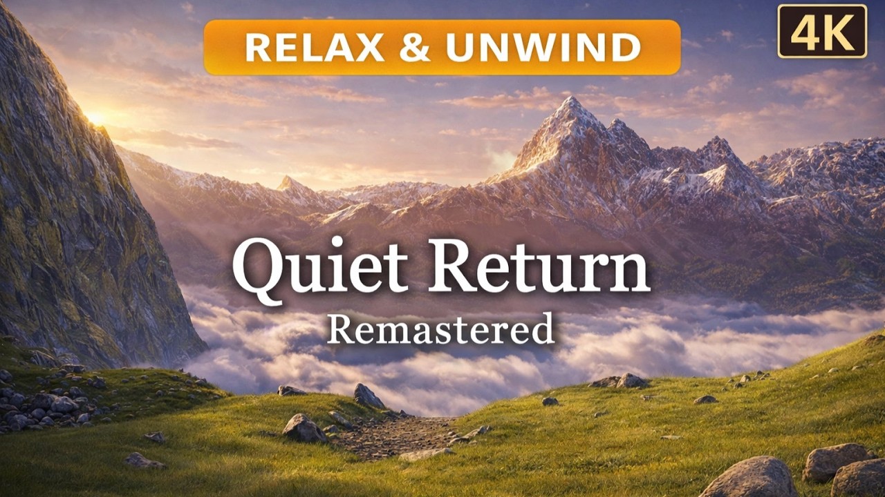 Quiet Return 🌌 (Remastered in 4K) | Dreamy Motivational Ambient Experience
