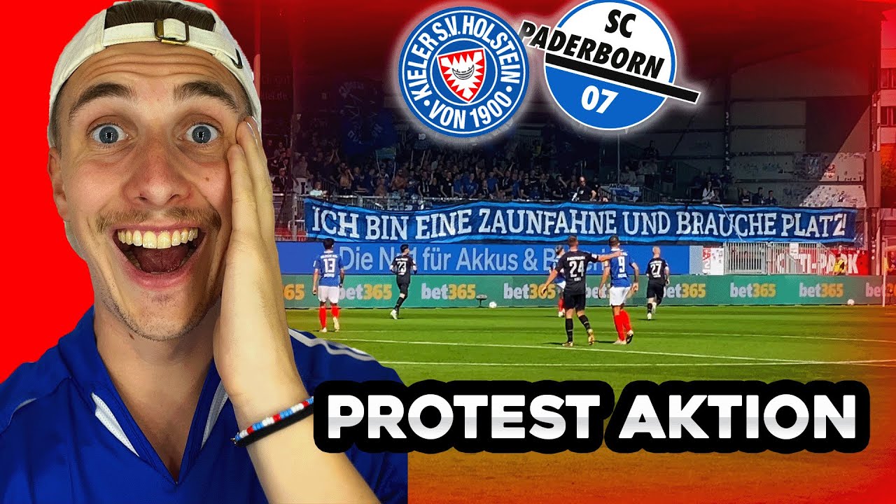 TOR VON DER MITTELLINIE 🤯 HOLSTEIN KIEL - SC PADERBORN STADIONVLOG | PROTEST der ULTRAS