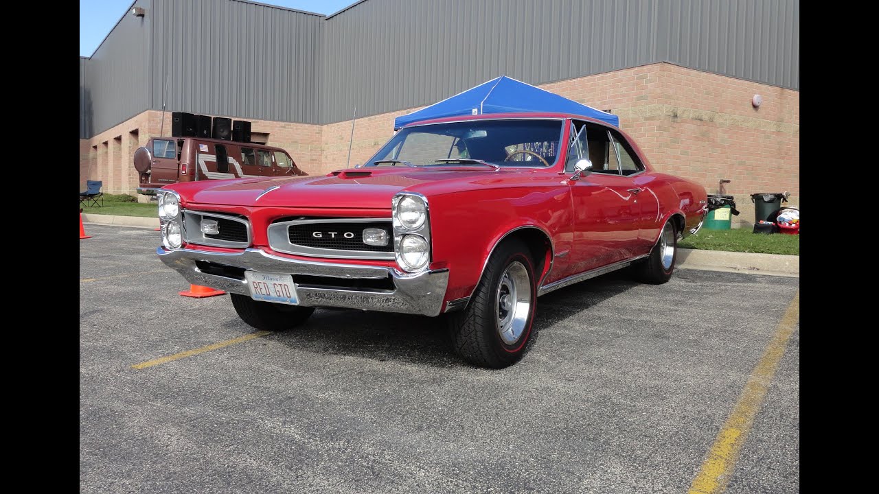 1966 Pontiac GTO Hardtop Coupe in Red paint - My Car Story with Lou Costabile