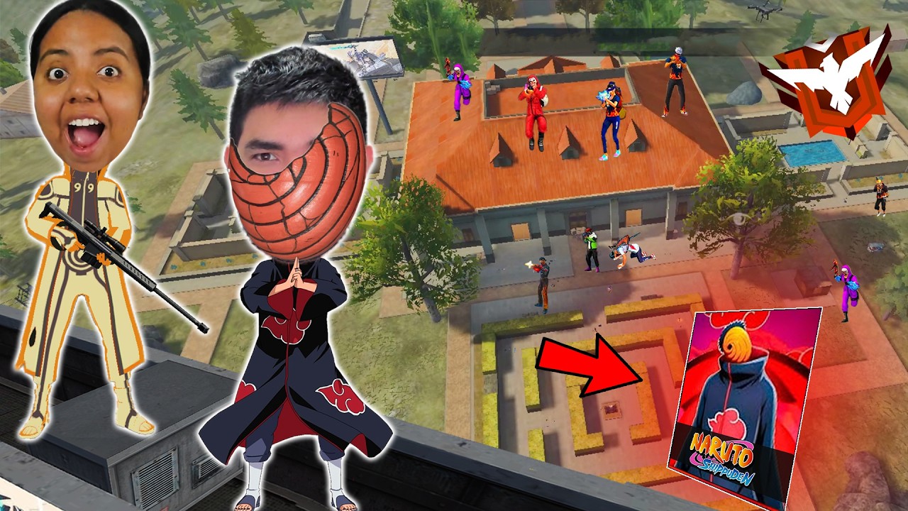 NOS RETARON A USAR LA SKIN DE OBITO EN FREEFIRE 😲