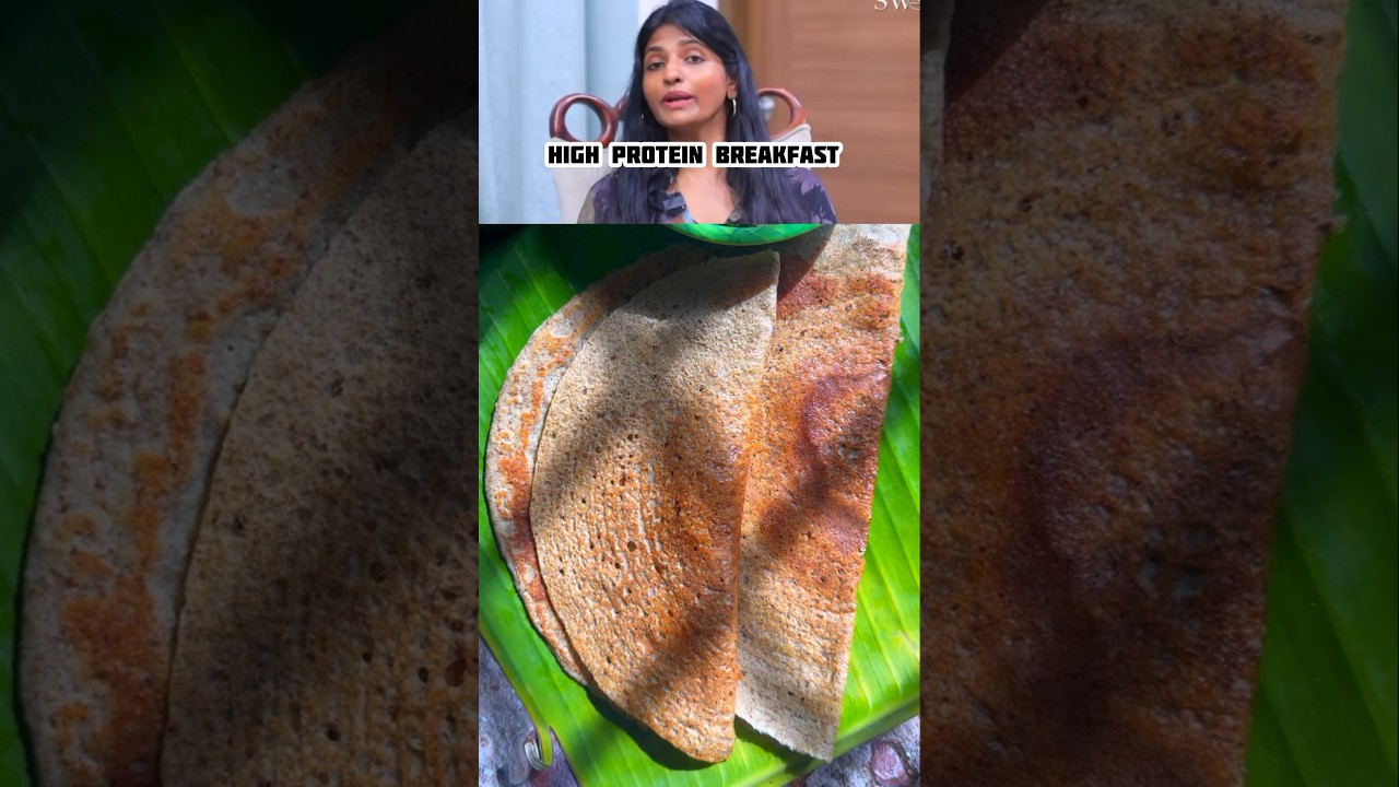 🔥😱WEIGHTLOSS ❌ NO RICE 🙈HIGH PROTEIN Black channa dosa 🔥#weightlossrecipe #highprotein #shorts