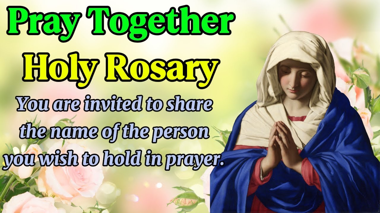 Today's Holy Rosary, 15 January, Morning | Luminous Mysteries