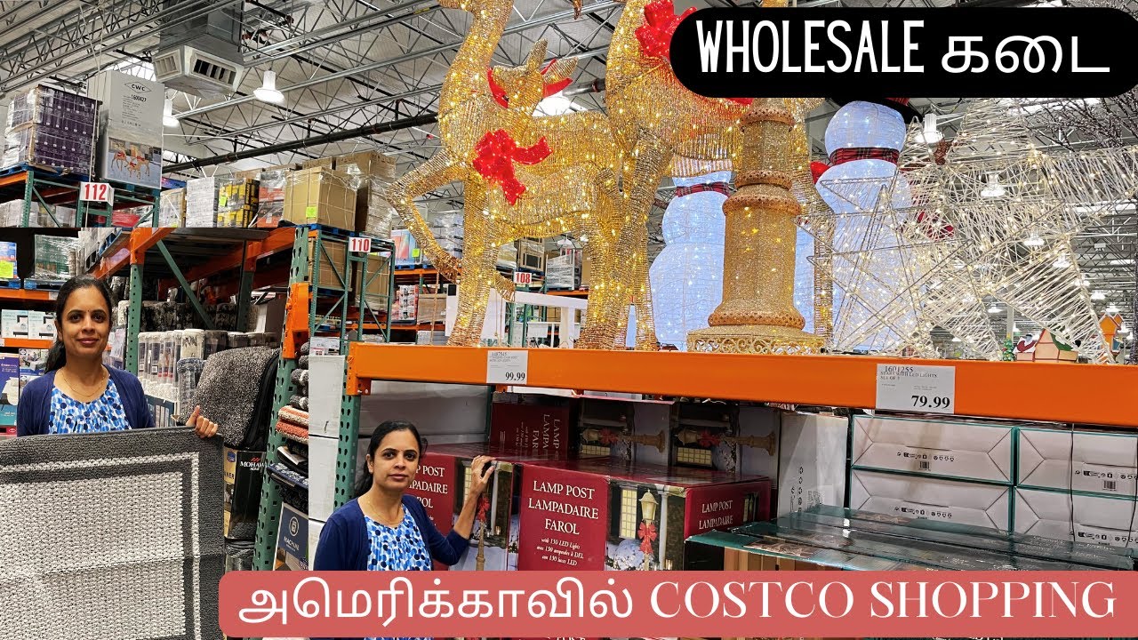 Americaவில் COSTCO WHOLESALE Shopping and Haul | USA Tamil Vlog | Jagame Ramyam | #shopping