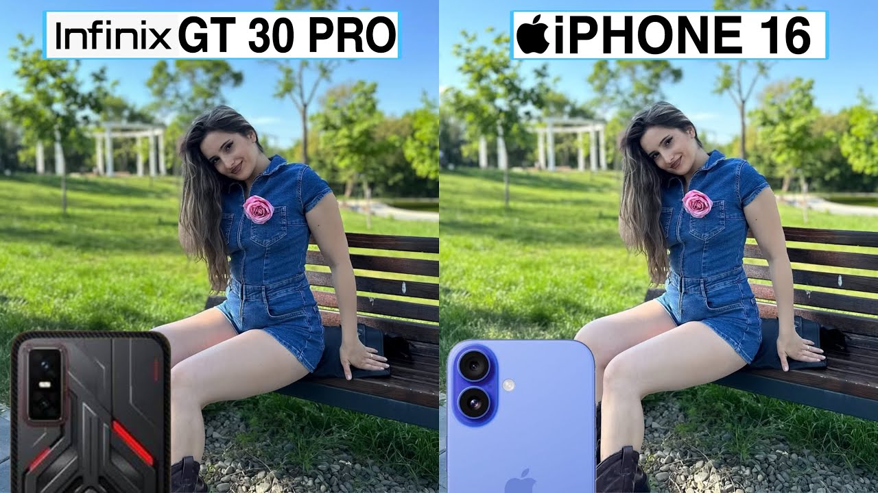 Сравнение камер Infinix GT 30 Pro 5G и iPhone 16