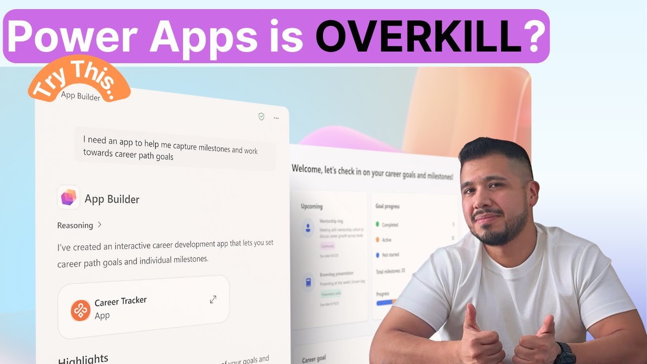 Power Apps против Copilot App Builder для простых приложений
