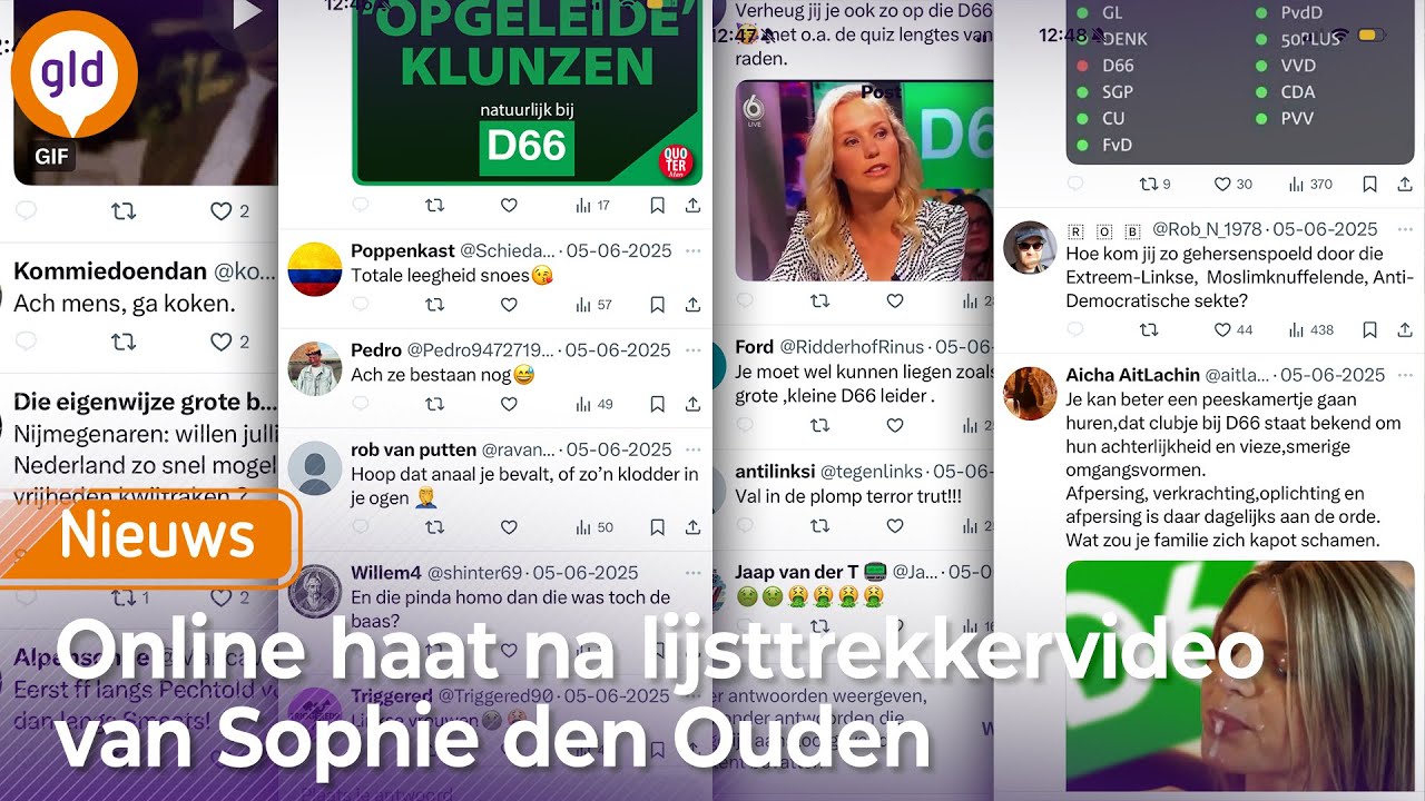 D66-RAADSLID Sophie den Ouden krijgt een VLOEDGOLF aan HAATREACTIES