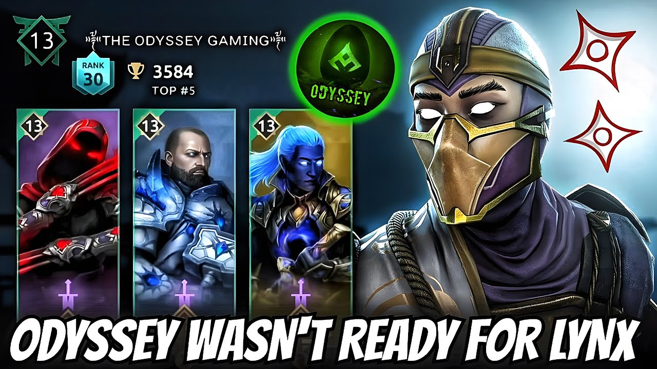 Odyssey Wasn't Ready For This Lynx Gameplay! 🥶 Lynx Domination 🥷 | Shadow Fight 4: Arena