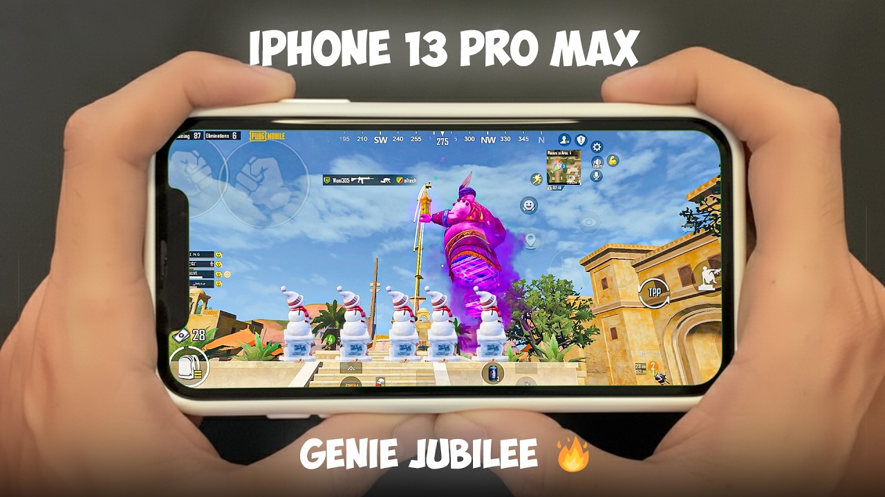 IPHONE 13 PRO MAX HANDCAM IN 2026 🔥/HD+Extreme PUBG Gaming Test😍/ NEW GENIE Gameplay!