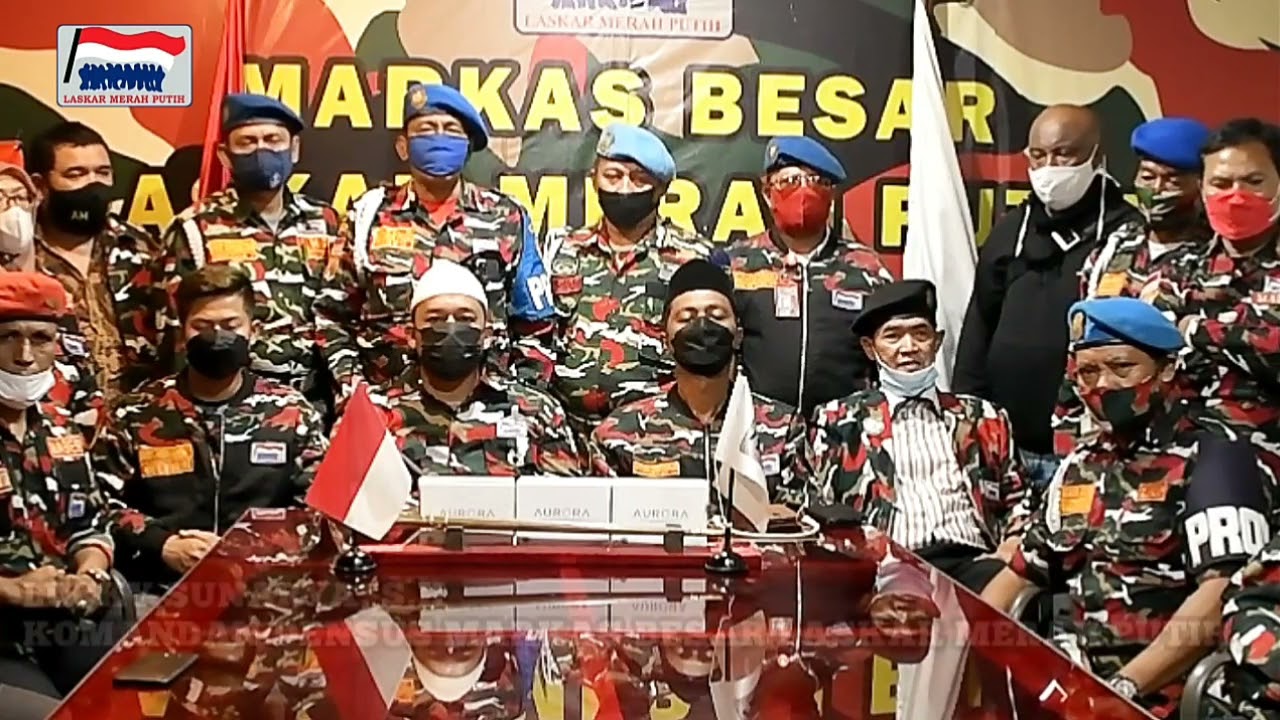 Pernyataan Sikap Tegas Panglima Markas Besar Laskar Merah Putih, Waketum OKK & Dandensus MABES LMP