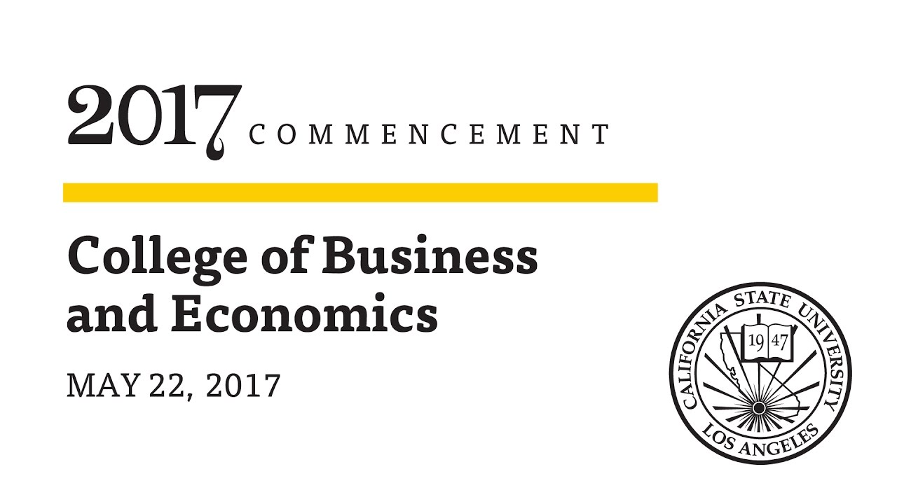 Ceremony 8  ǀ  1 p.m.  ǀ  College of Business and Economics